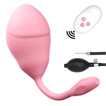 Inflatable Egg Vibrator / Clitoris Stimulator with Remote Control - EVE's SECRETS